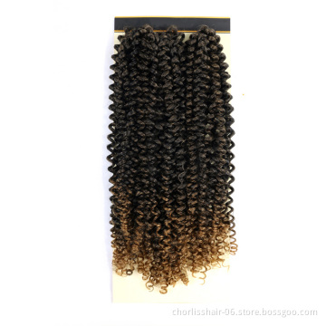 Wholesale 18'' 3pcs/Bag PassionTwist Freetress Crochet hair Heat Resistant Water Wave Crochet Braiding Hair Afro For Black Women